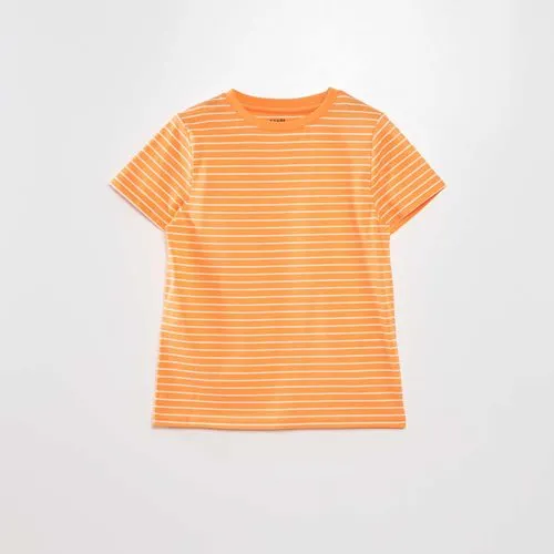t-shirt rayé orange t-shirt rayé orange