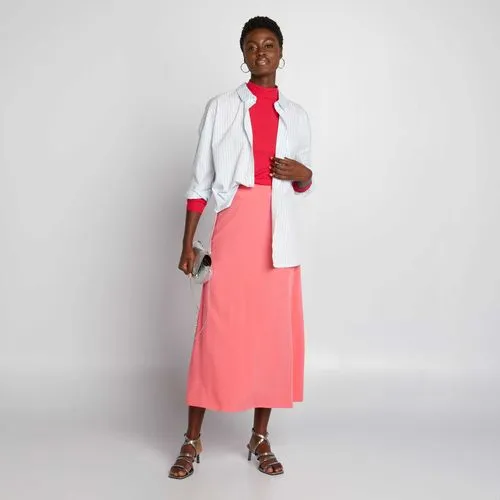 jupe longue et droite rose jupe longue et droite rose