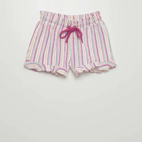 short paperbag rayé blanc short paperbag rayé blanc