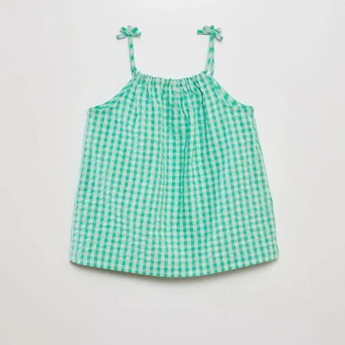 top à fines bretelles vert top à fines bretelles vert