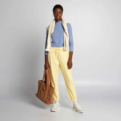 jogging en molleton jaune jogging en molleton jaune