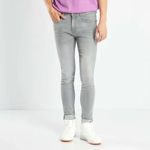 jean skinny à 5 poches gris jean skinny à 5 poches gris