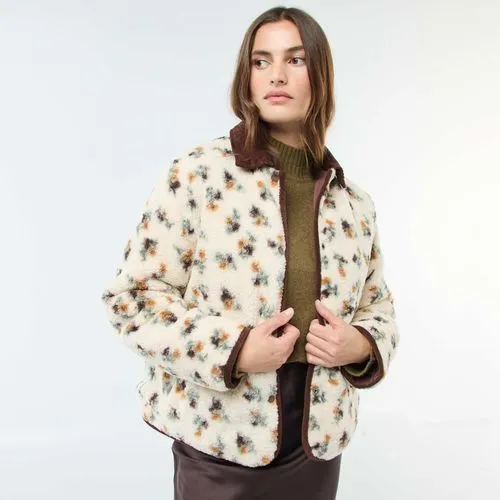 doudoune chaude réversible rouge