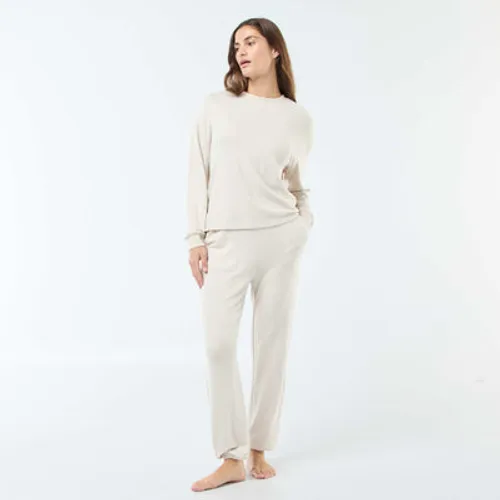 pyjama t-shirt + pantalon - 2 pièces beige