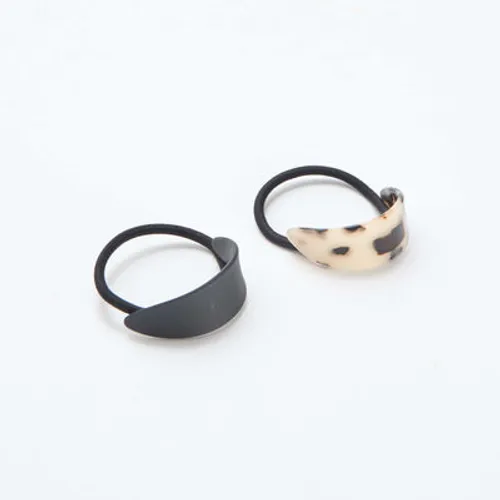 lot de 2 élastiques avec bijoux fantaisies noir lot de 2 élastiques avec bijoux fantaisies noir