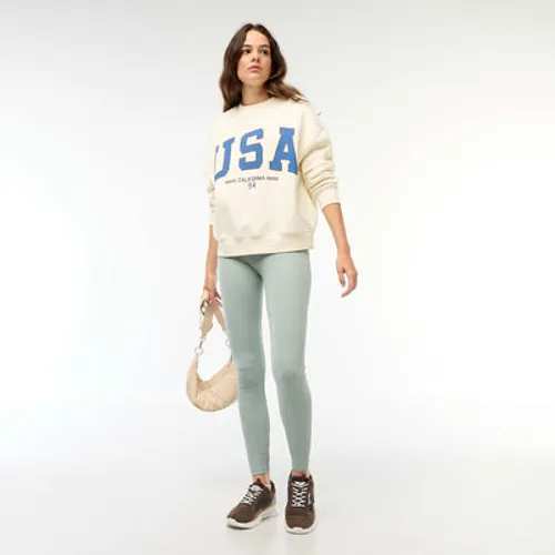 legging long côtelé vert legging long côtelé vert