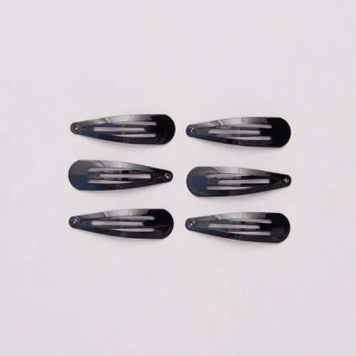 lot de 6 pinces à cheveux noir lot de 6 pinces à cheveux noir