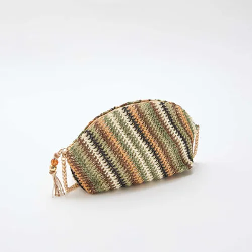 sac en forme de bourse vert
