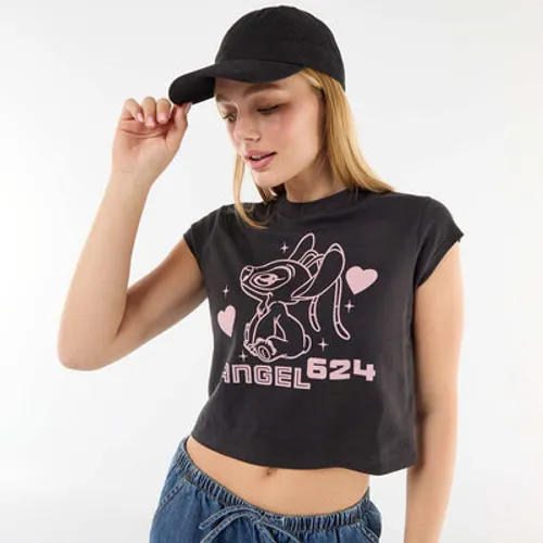 tee-shirt 'stitch' cropped 'disney' gris tee-shirt 'stitch' cropped 'disney' gris
