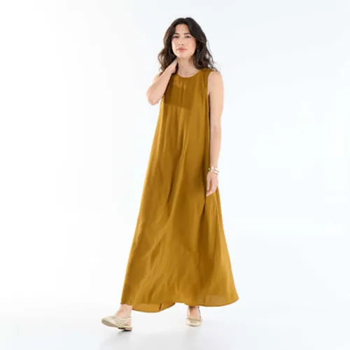 robe longue coupe ample marron robe longue coupe ample marron