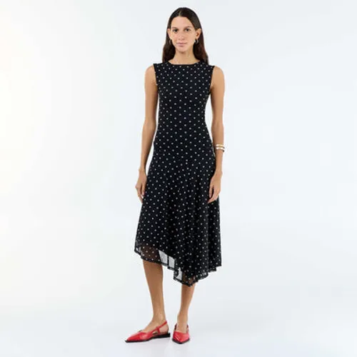 robe longue sans manches bas asymétrique noir robe longue sans manches bas asymétrique noir