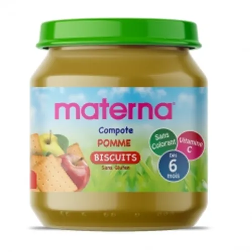 Compote materna pomme biscuit Compote materna pomme biscuit