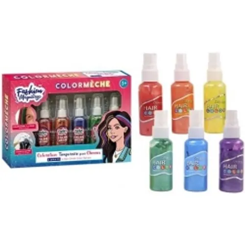 6 Sprays Pour Coloration Temporaire des Cheveux