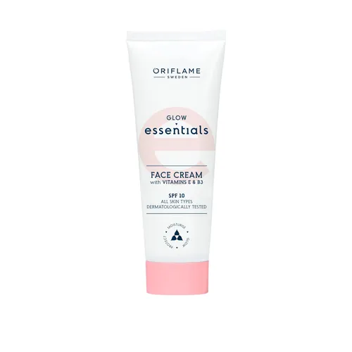 Crème pour le Visage Glow Essentials aux Vitamines E, B3 et l'IP 10