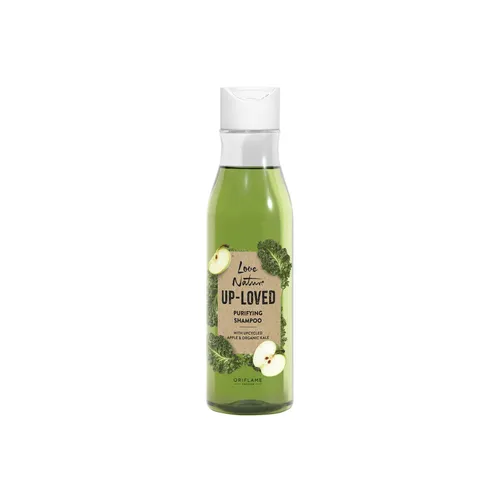 Shampooing purifiant aux pommes et choux frisés naturels recyclés Love Nature Up-Loved