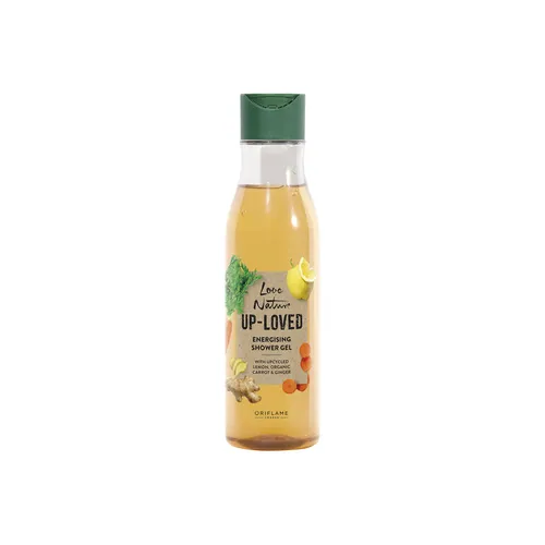 Gel douche énergisant au Citron, Carotte et Gingembre naturels Love Nature Up-Loved