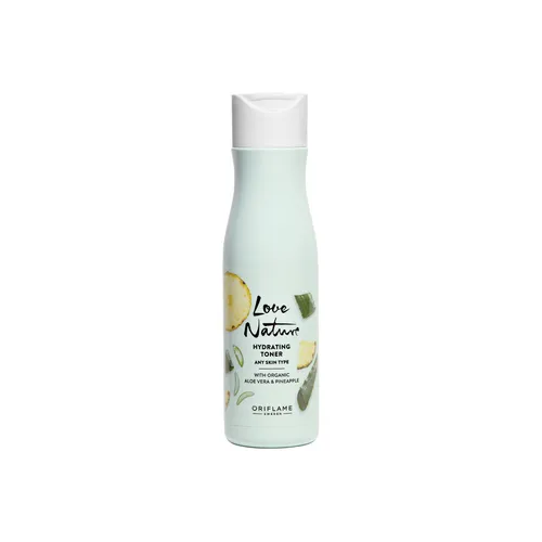 Lotion Tonifiante Hydratante à l'Extrait Naturel de l'Aloe Vera et à l'Ananas Love Nature